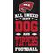 Show in main carousel: Fan Creations Western Kentucky All I Need Is My Dog & Football Wall Decor, 6 x 12-in slide 1 of 1