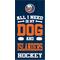 Show in main carousel: Fan Creations Islanders All I Need Is My Dog & Football Wall Decor, 6 x 12-in slide 1 of 1