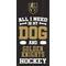 Show in main carousel: Fan Creations Golden Knights All I Need Is My Dog & Football Wall Decor, 6 x 12-in slide 1 of 1