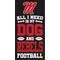 Show in main carousel: Fan Creations Ole Miss All I Need Is My Dog & Football Wall Decor, 6 x 12-in slide 1 of 1