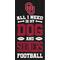Show in main carousel: Fan Creations University of Oklahoma All I Need Is My Dog & Football Wall Decor, 6 x 12-in slide 1 of 1