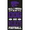 Show in main carousel: Fan Creations Kansas State All I Need Is My Dog & Football Wall Decor, 6 x 12-in slide 1 of 2