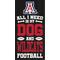 Show in main carousel: Fan Creations Arizona All I Need Is My Dog & Football Wall Decor, 6 x 12-in slide 1 of 1
