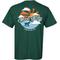 Show in main carousel: BUDDY BY THE SEA Good Vibes Adult Unisex Short Sleeve Tee Shirt, Field Green, X-Large slide 1 of 1