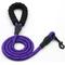 Show in main carousel: Doggy Tales Braided Rope Reflective Dog Leash, 15-ft long, Purple slide 1 of 1