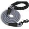 Show in main carousel: Doggy Tales Braided Rope Reflective Dog Leash, 15-ft long, Gray slide 1 of 1