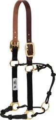 Weaver Equine Breakaway Horseman's Halter, Black, Average