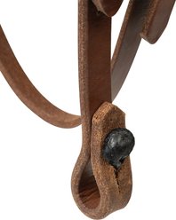 Weaver Equine Kalley Button Browband Horse Headstall, Russet slide 2 of 5