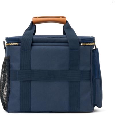 Show full view: Boulevard Personalized Rovernight Dog Travel Bag, Navy slide 3 of 8