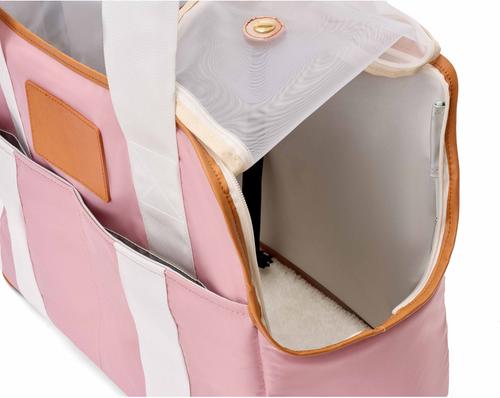 Show full view: Boulevard Personalized Pluto Airline-Approved Tote Bag Dog Carrier, Blush slide 8 of 9