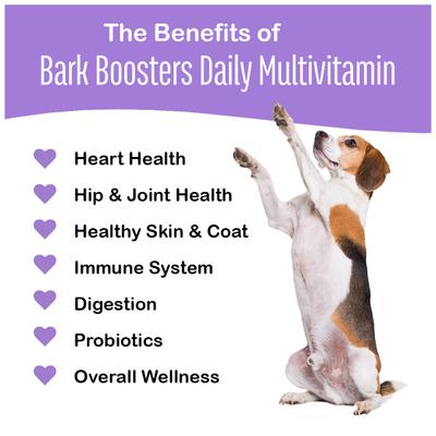 Show full view: Bark Boosters All-In-One Chicken Flavored Chews Multivitamin for Dogs, 60 count slide 10 of 10