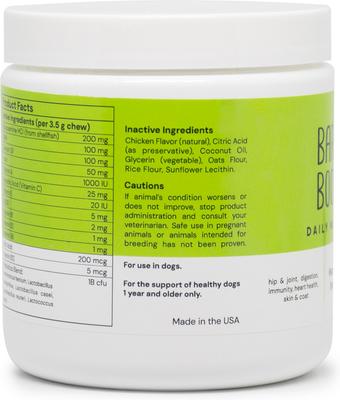 Show full view: Bark Boosters All-In-One Chicken Flavored Chews Multivitamin for Dogs, 60 count slide 4 of 10