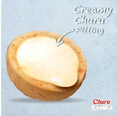 Show full view: Inaba Churu Sprinkles Chicken & Cheese Recipe Grain-Free Soft & Chewy Dog Treats, 0.35-oz tube, 18 count slide 5 of 8