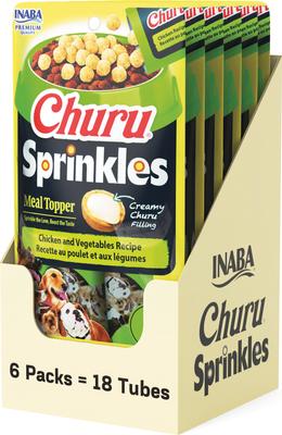 INABA Churu Sprinkles Chicken & Vegetable Recipe Grain-Free Soft