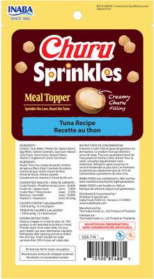 Show full view: Inaba Churu Sprinkles Tuna Recipe Grain-Free Cat Treats, 0.35-oz tube, 18 count slide 3 of 8