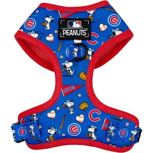 Sassy Woof MLB x Peanuts Chicago Cubs Adjustable Dog Harness, Large: 22 to 33-in chest