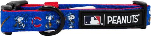 Show full view: Sassy Woof MLB x Peanuts Chicago Cubs Dog Collar, Medium: 19.7-in neck, 3/4-in wide slide 3 of 6