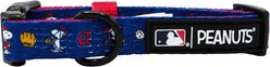 Sassy Woof MLB x Peanuts Atlanta Braves Dog Collar, Large: 26-in neck, 1-in wide slide 2 of 5