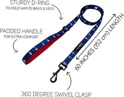 Sassy Woof MLB x Peanuts Atlanta Braves Dog Leash, 5-ft long, 3/4-in wide slide 2 of 5