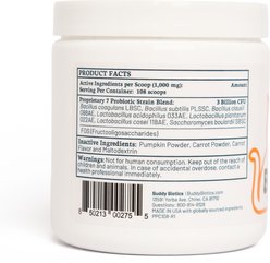BuddyBiotics Probiotic + Prebiotics Powder Supplement for Cats, 108-g jar slide 2 of 8