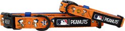 Sassy Woof MLB x Peanuts Houston Astros Dog Collar, Medium: 19.7-in neck, 3/4-in wide slide 1 of 5