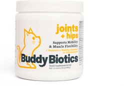 BuddyBiotics Joints + Hips Powder Supplement for Cats, 108-g jar