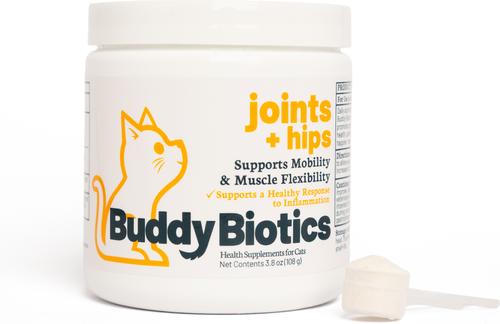 Show full view: BuddyBiotics Joints + Hips Powder Supplement for Cats, 108-g jar slide 6 of 9