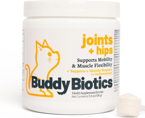 Show full view: BuddyBiotics Joints + Hips Powder Supplement for Cats, 108-g jar slide 7 of 9