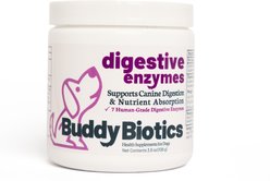BuddyBiotics Digestive Enzymes Powder Supplement for Dogs, 108-g jar slide 1 of 6