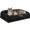 Show in main carousel: Frisco Orthopedic Durable Couch Dog & Cat Bed, Black, Medium slide 3 of 10