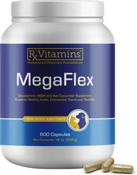 Rx Vitamins MegaFlex Capsules Joint Supplement for Cats & Dogs, 600 count