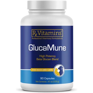 Rx Vitamins GlucaMune Capsules Immune Supplement for Cats & Dogs, 90 count