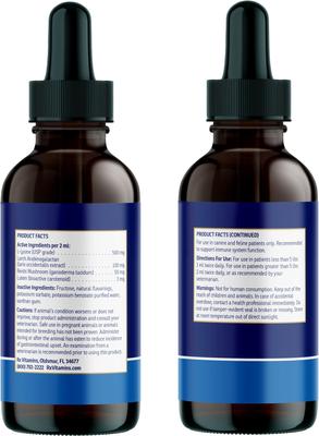 Show full view: Rx Vitamins Immuno Liquid Immune Supplement for Cats & Dogs, 2-fl oz bottle slide 7 of 9