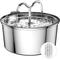 Show in main carousel: EOX Stainless Steel Dog & Cat Water Fountain, 108-oz slide 1 of 8