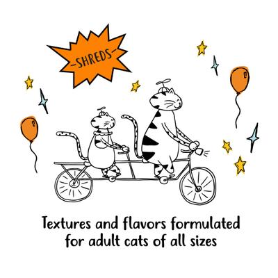 Show full view: Tiny Tiger Shreds Chicken & Salmon Dinner in Gravy Canned Cat Food, 5.5-oz can, case of 24 slide 8 of 11