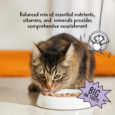 Show full view: Tiny Tiger Pate Turkey & Giblets Dinner Canned Cat Food, 5.5-oz can, case of 24 slide 7 of 11