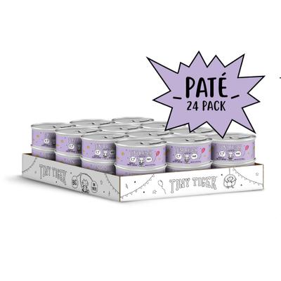 Show full view: Tiny Tiger Pate Turkey & Giblets Dinner Canned Cat Food, 5.5-oz can, case of 24 slide 3 of 11