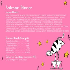 Tiny Tiger Pate Salmon Dinner Canned Cat Food, 5.5-oz can, case of 24 slide 2 of 9