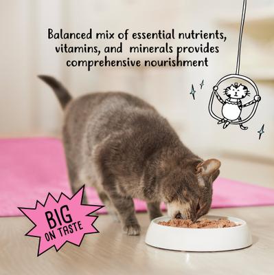 Show full view: Tiny Tiger Pate Salmon Dinner Canned Cat Food, 5.5-oz can, case of 24 slide 7 of 11