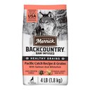 Merrick Backcountry Chicken-Free Raw Infused Pacific Catch Recipe with Healthy Grains Dry Dog Food, 4-lb bag