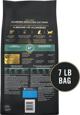 Show full view: Purina Pro Plan LiveClear Probiotic High Protein Salmon & Rice Formula Dry Cat Food, 7-lb bag slide 4 of 13