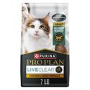 Purina Pro Plan LiveClear Probiotic Chicken & Rice Formula Dry Cat Food, 7-lb bag