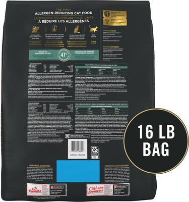 Show full view: Purina Pro Plan LiveClear Probiotic High Protein Salmon & Rice Formula Dry Cat Food, 16-lb bag slide 3 of 12