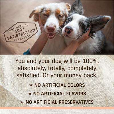 Show full view: Merrick Limited Ingredient Diet Real Salmon & Brown Rice Recipe with Healthy Grains Dry Dog Food, 22-lb bag slide 9 of 13