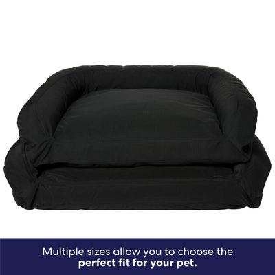 Show full view: Frisco Orthopedic Durable Couch Dog & Cat Bed, Black, Medium slide 7 of 10