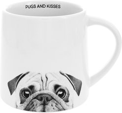 Pavilion Pugs & Kisses Coffee Mug, 17-oz