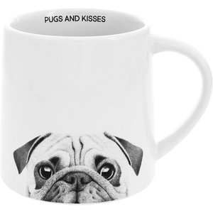Pavilion Pugs & Kisses Coffee Mug, 17-oz