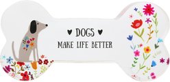 Pavilion Dogs Make Life Better Plaque, 5.5-in