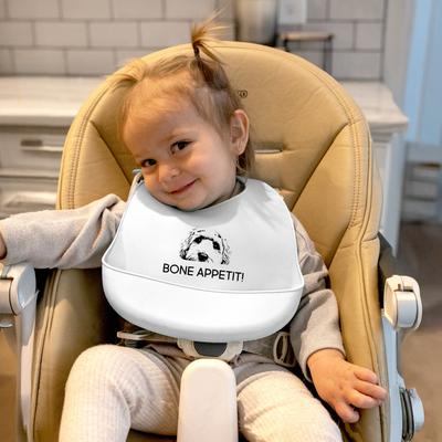 Show full view: Pavilion Bone Appetit! Silicone Bib slide 2 of 3