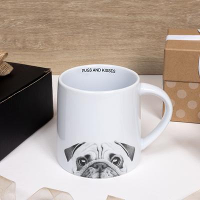 Show full view: Pavilion Pugs & Kisses Coffee Mug, 17-oz slide 3 of 3